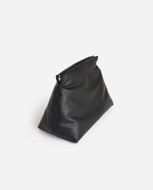 Sacs Flattered Clay Clutch Cuir Accessories Noir | LFRTR50452