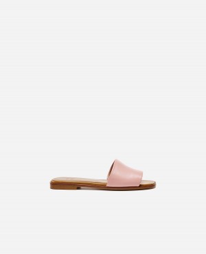 Sandale Flattered Mouna Cuir Chaussures Rose | FRQCS10164