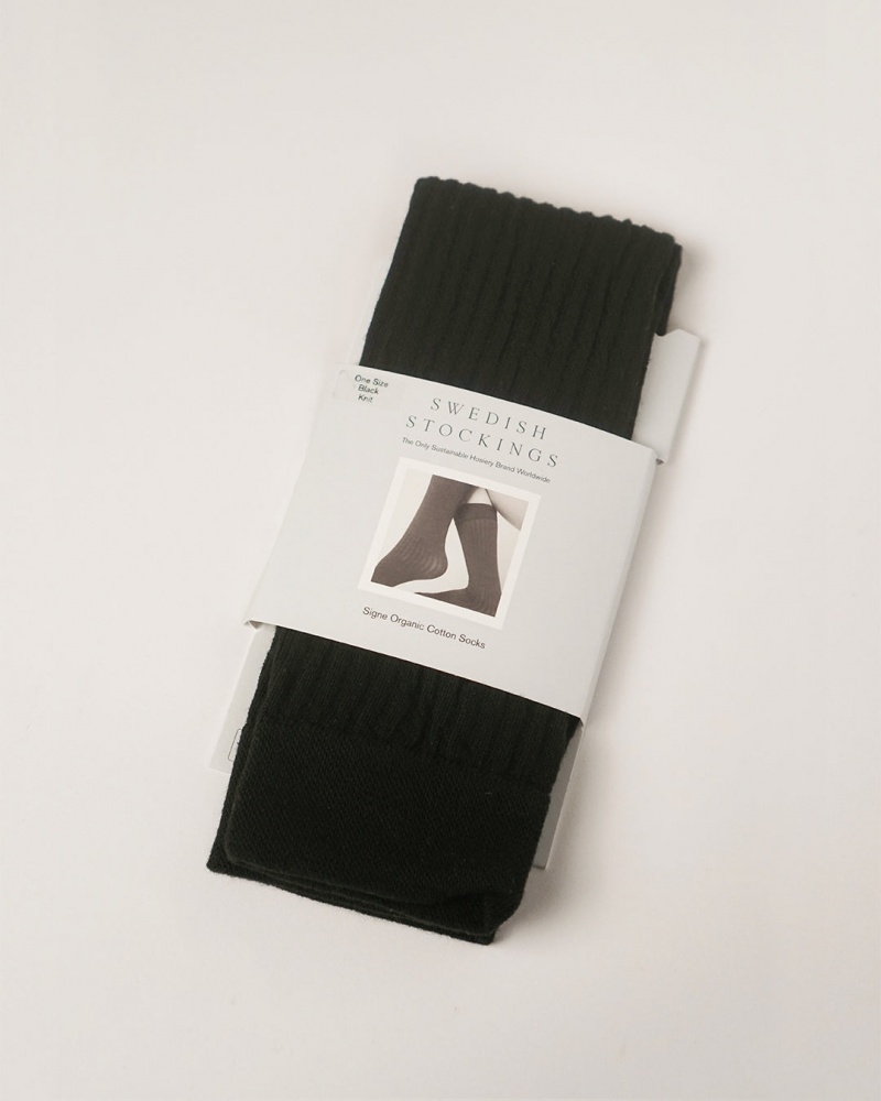 Accessoires Flattered Sock Coton Accessories Noir | TFRPQ11742