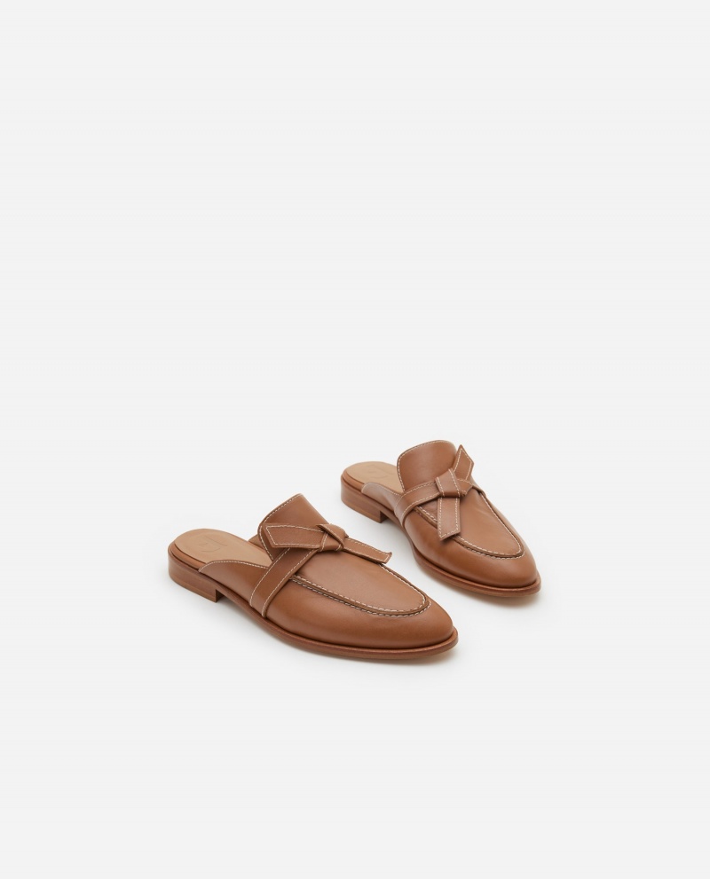 Ballerine Flattered Daisy Cuir Chaussures Marron | QFRWA67196