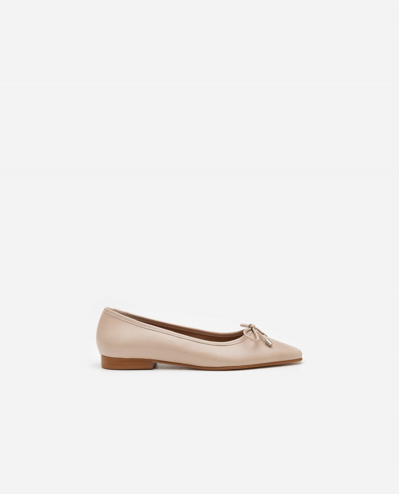 Ballerine Flattered Monica Cuir Chaussures Marron | PFRQX20916