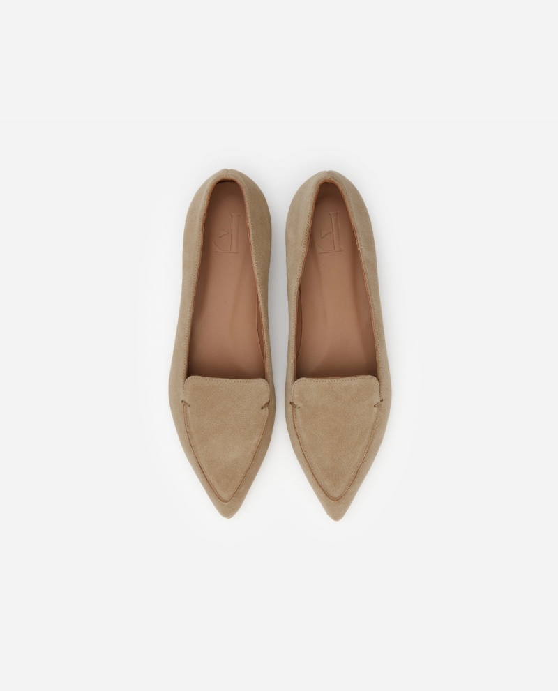 Mocassin Flattered Alex Daim Chaussures Beige | FRJBT19596