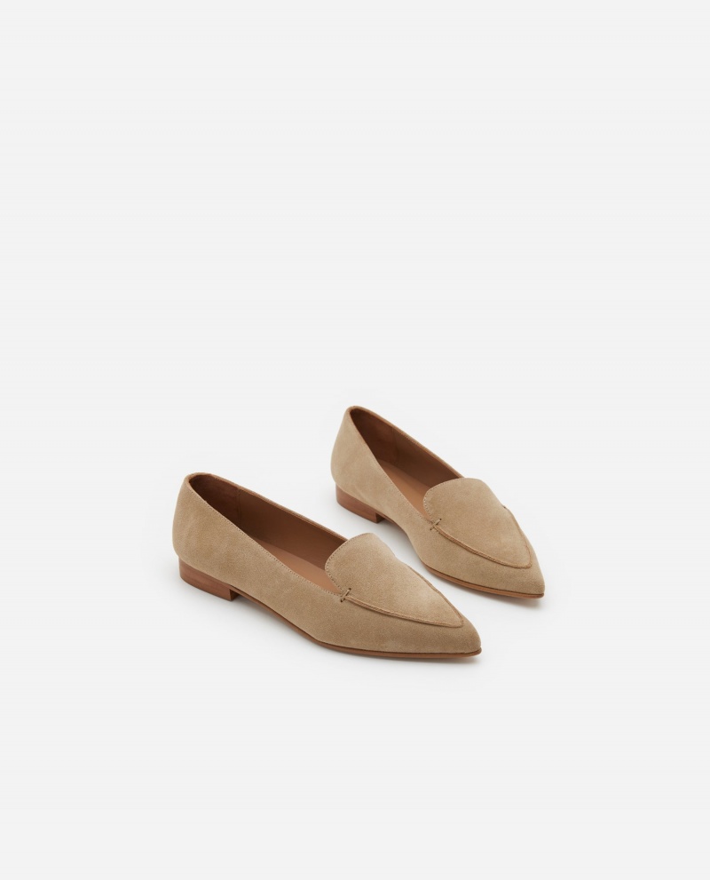 Mocassin Flattered Alex Daim Chaussures Beige | FRJBT19596