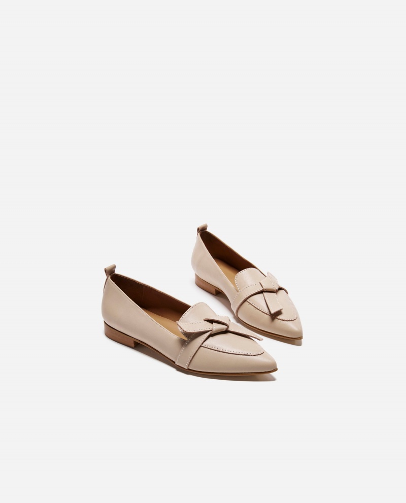 Mocassin Flattered Ally Sand Cuir Chaussures Marron | EFRHC90614