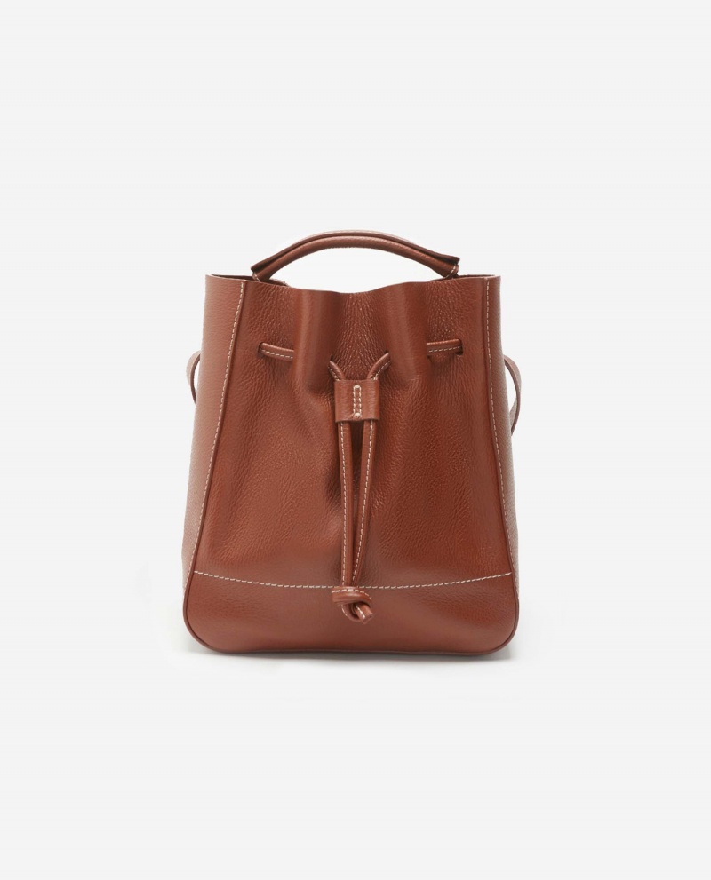 Sacs Flattered Bo Bucket Bag Cuir Accessories Marron | FRFRX95221