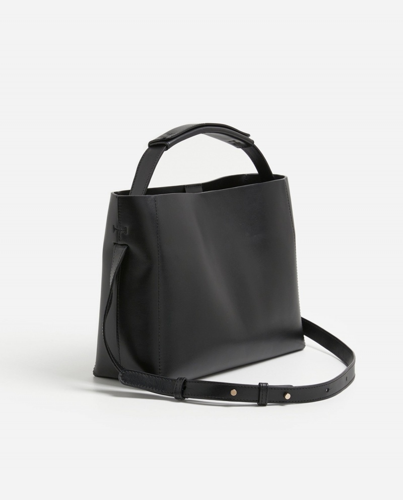 Sacs Flattered Hedda Grande Handbag Cuir Accessories Noir | TFRWZ95729