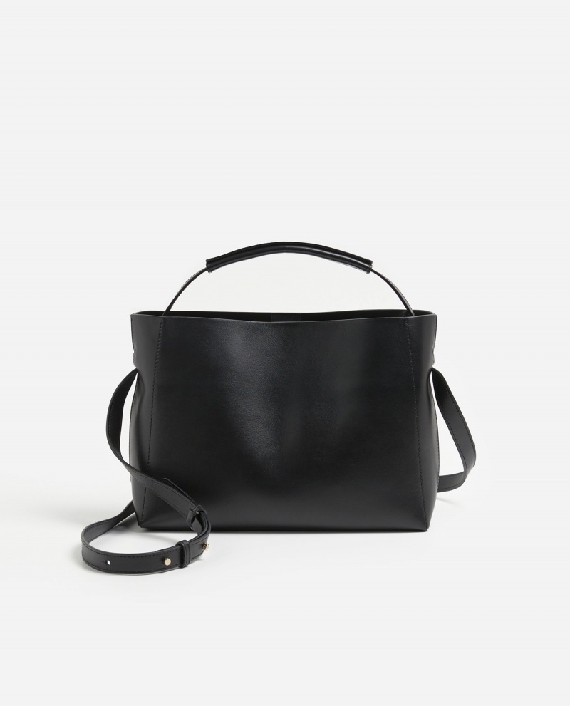 Sacs Flattered Hedda Grande Handbag Cuir Accessories Noir | TFRWZ95729