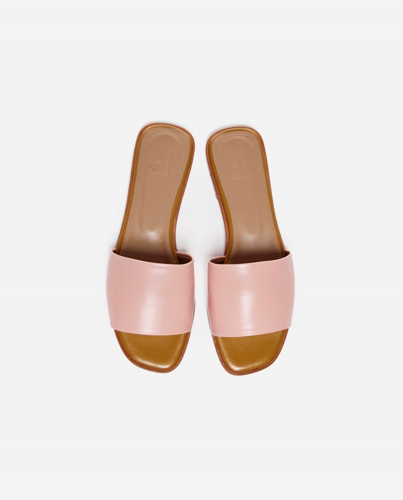 Sandale Flattered Mouna Cuir Chaussures Rose | FRQCS10164